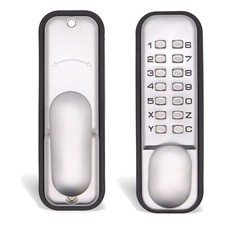 Digital Code Door Lock Push Button Resettable Mechanical Combination