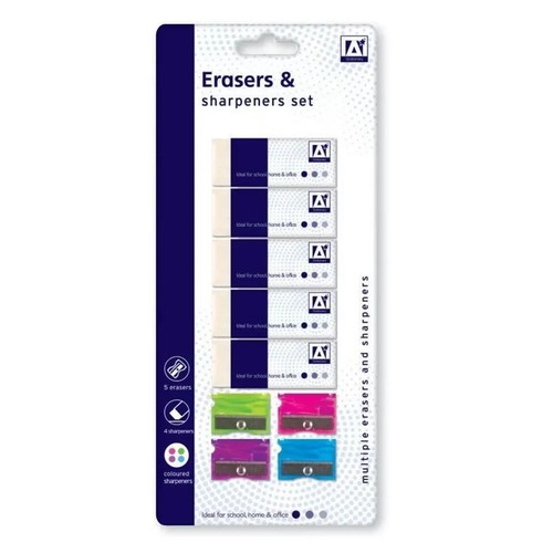 Eraser and sharpener - eraser, 9