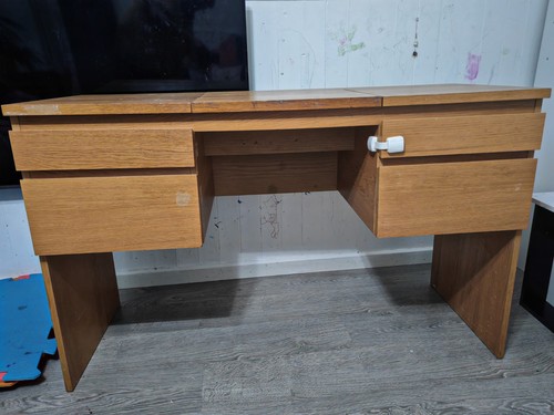 Ikea malm dressing table oak - malm,