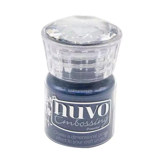 Nuvo embossing powder blue - -,