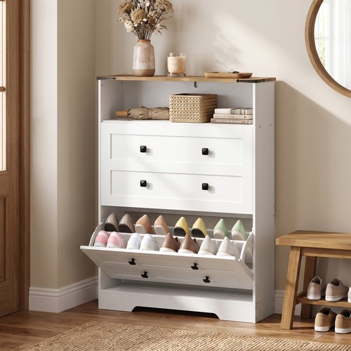 Homcom narrow shoe cabinet - homcom,
