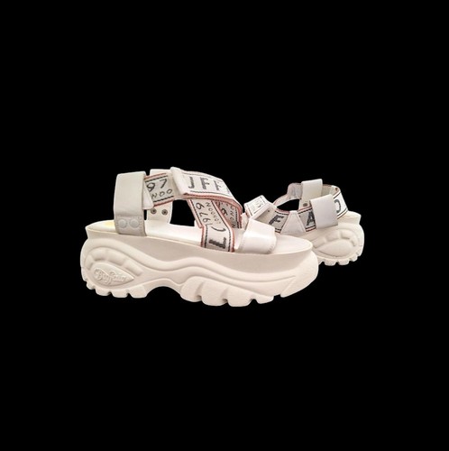 Buffalo platform cross sandals - buffalo,