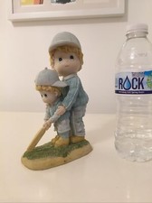 Vintage Retro Boys Cricket Figure Made Of Resin
