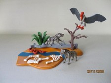 PLAYMOBIL 4829 HYENAS SAFARI  AFRICAN SAVANNAH WATER HOLE RARE SET