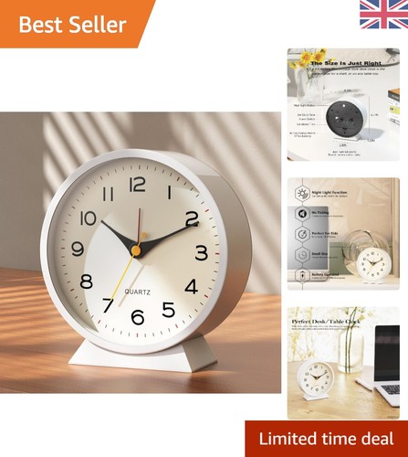 Analogue alarm clock - 4.5",