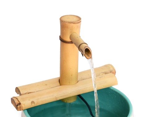 Bamboo accents zen garden - bamboo,