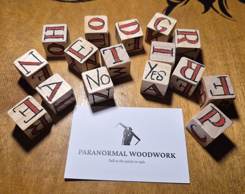 Handmade red spirit dice set - handmade,