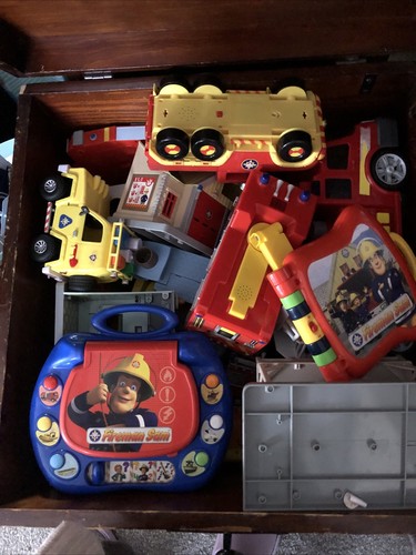 Fireman sam toys old - fireman, gently