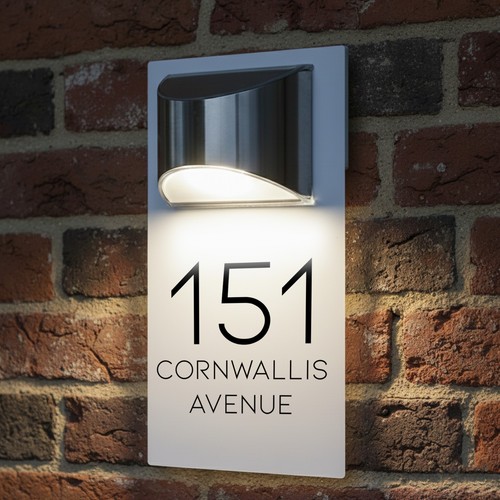 Personalised door number - personalised,