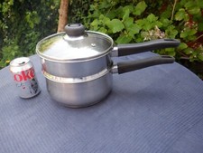 JUDGE (All Hob Types) 5 Pint (to rim) Saucepan & Lid With Steamer Pan