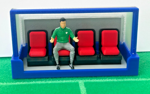 Subbuteo style dugout blue - subbuteo-style, –