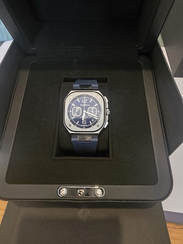 Bell ross 05 chrono blue - br-05,