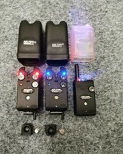 Delkim TXI Plus Bite Alarms 2 + 1 Radio Set + D-Locomotives "Quick Release System" Carp