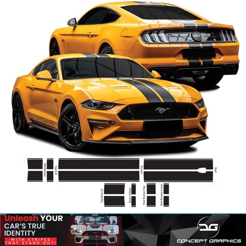 Quad bonnet roof rear stripes - quad,