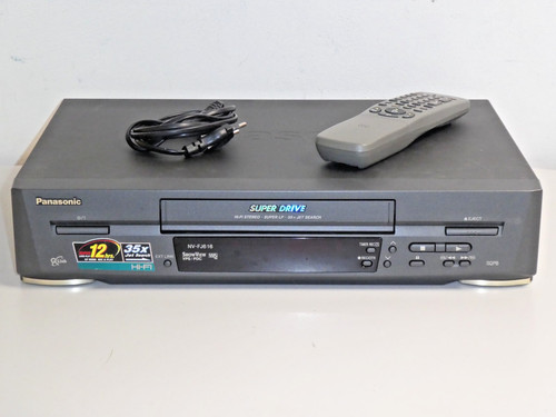 Panasonic fj616 vhs - panasonic, video