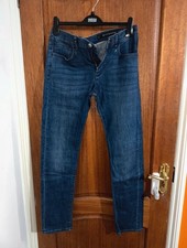 A|X Armani Exchange Men's Slim Fit Jeans J13 Size 32W, Dark Blue Denim New