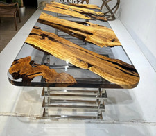 Epoxy River Table Live Edge