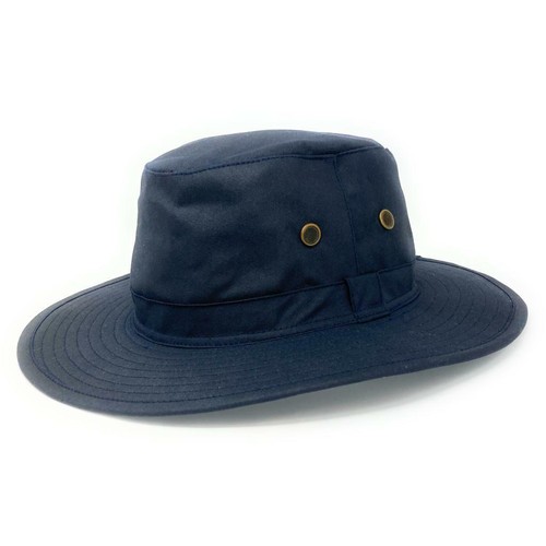 Waxed cotton hat lined - waxed,