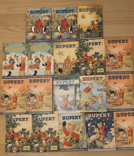 X19 rupert bear annuals daily - bear,