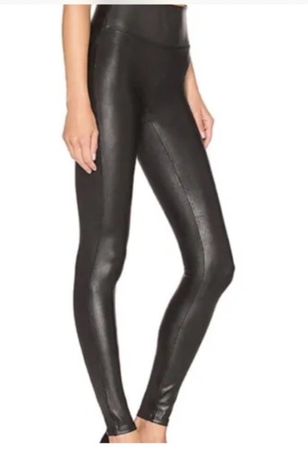 Spanx shiny waxed leggings - spanx,