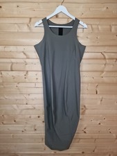 Rundholz Black Label Scuba Dress Size Small UK10 Grey Sleeveless Bubble hem