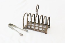 Antique Silver Plated Toast