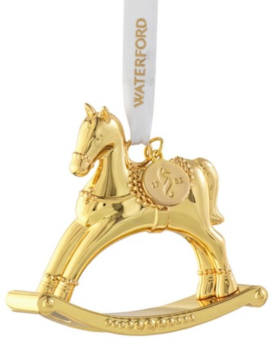 Waterford gold rocking horse - waterford,