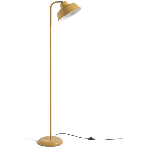 Benson floor lamp mustard e27 - benson,