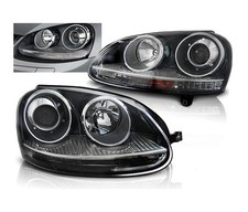 Headlights for VW Golf V 2003 2004 2005 2006 2007 2008 2009 Gti VR-1613 Black