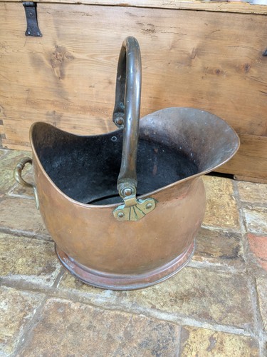 Antique large copper helmet - antique,