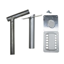 Gas Flue Vent Kit Exhaust Gas Chimney For Camper Gas Motorhome LPG Fridge Parts