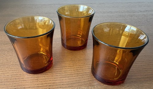 Duralex france amber glass - x,