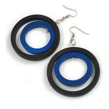 50mm D/Black/Blue Double