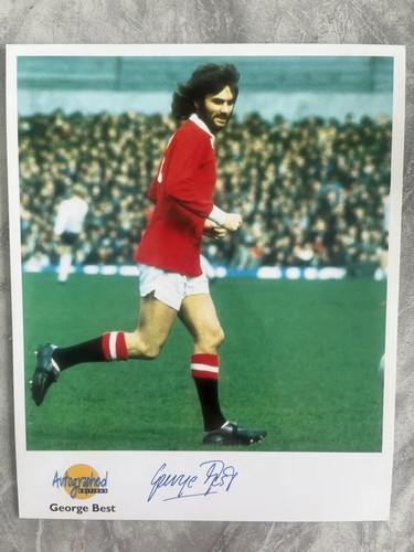 George best autographed - george,