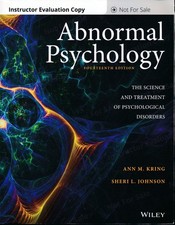 Abnormal Psychology : The