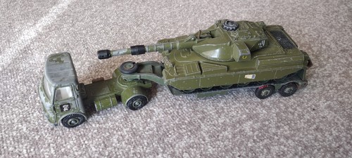 Dinky aec lorry with flat - with, bed