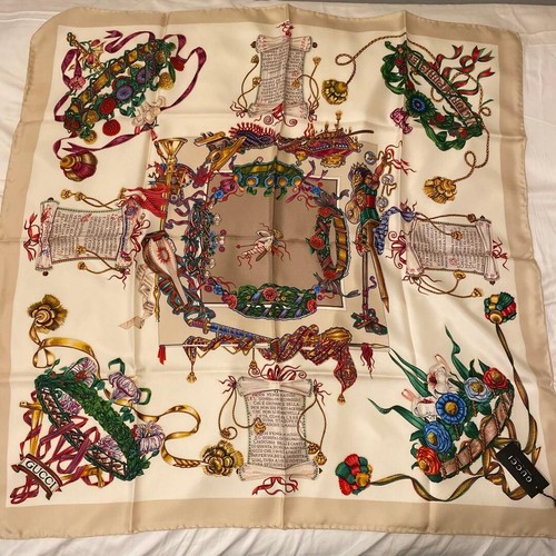 Gucci silk scarf large - scarf,