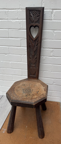 Antique oak welsh - antique, spinning