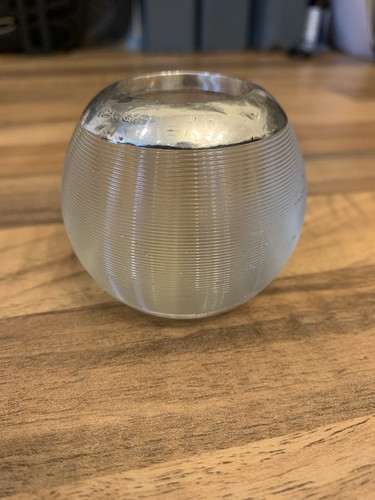 Art deco crystal glass match - art,