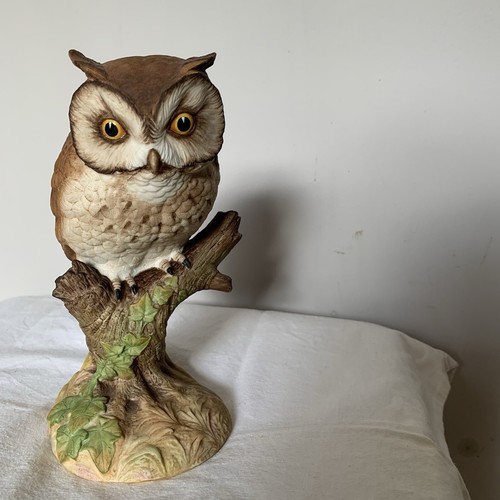 Aynsley scops owl ceramic fine - aynsley,
