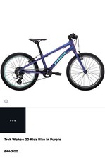 Trek wahoo 20” kids bike