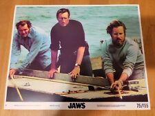 Jaws lobby cards - Roy Scheider, Robert Shaw, Richard Dreyfuss  mini R set of 8