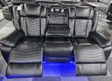 Michigan 3 Seater Black or