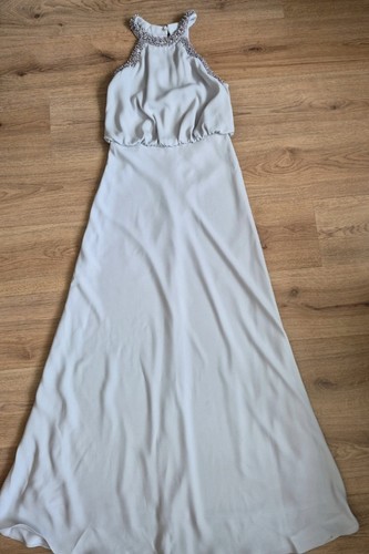Coast long silver dress - coast,