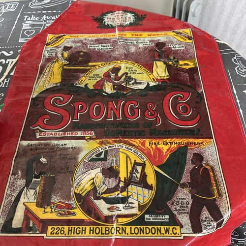 Vintage pvc apron spong and - pvc,