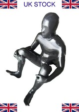 5’ 9” - 6’ 0” (180-185cm) FULL COVERAGE MENS LATEX RUBBER GIMP CATSUIT (l)