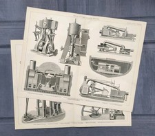 Antique 1876 Victorian Marine