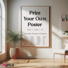 Custom Poster Printing Service - Any Size - Print your own Photo, Art, Image