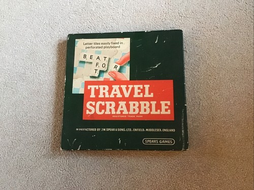 Travel scrabble vintage with - travel,