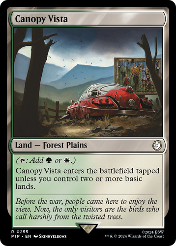 Mtg canopy vista fallout - mtg,